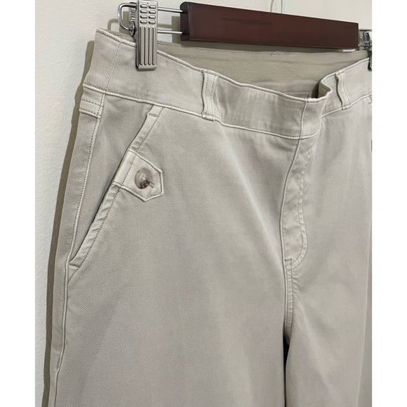 SPANX Light Beige Wide-Leg Pants, SIze XL - Picture 8 of 12